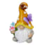 Yellow Mushroom Hat Gnome Outdoor Garden Statue, 6"