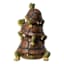 3-Turtles Stacked Outdoor Garden Statue, 10"