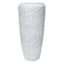 Tallado White Tall Outdoor Planter, 13.4"