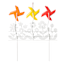 Sunny Club Wind Spinner Metal Yard Stake, 22"
