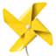 Sunny Club Wind Spinner Metal Yard Stake, 22"