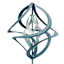 Ty Pennington Blue Metal Wind Spinner, 42"
