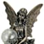 Solar Glass Ball & Fairy Outdoor Garden Statue, 17"