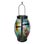 Glass Outdoor Solar Lantern, 9.5"