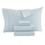 Providence 6-Piece Light Blue 100% Egyptian Cotton Sateen Sheet Set, Queen