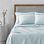Providence 6-Piece Light Blue 100% Egyptian Cotton Sateen Sheet Set, Queen