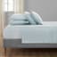 Providence 6-Piece Light Blue 100% Egyptian Cotton Sateen Sheet Set, Queen