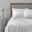 Providence 6-Piece Light Grey 100% Egyptian Cotton Sateen Sheet Set, Queen