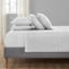 Providence 6-Piece Light Grey 100% Egyptian Cotton Sateen Sheet Set, Queen