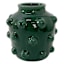 Found & Fable Green Bubble Ceramic Vase, 6.5"