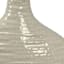 Neutral Textured Wide Bottle Vase, 8"