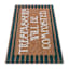 Honeybloom Trespassers will be Composted Coir Mat, 18x30