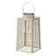 Honeybloom Beige Honeycomb Outdoor Lantern, 10"