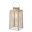 Honeybloom Beige Honeycomb Outdoor Lantern, 10"