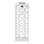 Providence Metal White Outdoor Solar Lantern, 20"