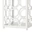 Providence Metal White Outdoor Solar Lantern, 20"
