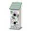 Providence Floral Printed Birdhouse, 14"