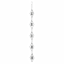 Silver Bells Wind Chime, 51"