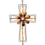 Metal Cross Wind Chime, 32"