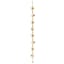 Honeybloom Metal Spiral Bee Rain Chain, 60"