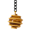 Honeybloom Metal Spiral Bee Rain Chain, 60"