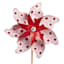 Sunny Club Red Flower Whirligig, 41"