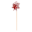 Sunny Club Red Flower Whirligig, 19"