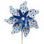 Sunny Club Blue Flower Whirligig, 41"