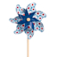 Sunny Club Blue Flower Whirligig, 19"