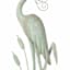 Providence Metal Crane Yard Stake, 38"
