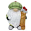 Golfer Gnome Outdoor Garden Statue, 8"