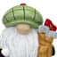 Golfer Gnome Outdoor Garden Statue, 8"