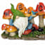 Welcome Mushroom Gnome Outdoor Garden Statue, 12"
