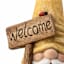 Honeybloom Welcome Gnome Decor, 26"