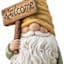 Honeybloom Welcome Gnome Decor, 26"