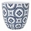 Blue Valencia Outdoor Planter, Small
