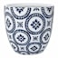 Blue Valencia Outdoor Planter, Medium