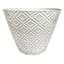 Libby White Outdoor Planter, Medium