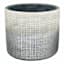 Found & Fable Indoor Alfie Silver Ombre Planter, Large