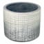 Found & Fable Indoor Alfie Silver Ombre Planter, Small