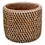 Honeybloom Indoor Burlap Planter, Medium