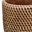 Honeybloom Indoor Burlap Planter, Medium