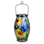 Glass Outdoor Solar Lantern with Butterfly, 10"