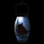 Glass Outdoor Solar Lantern with Cardinal, 10"