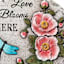 Dragonfly Flower Outdoor Stepping Stone, 10"