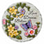 Butterfly Flower Outdoor Stepping Stone, 10"