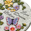 Butterfly Flower Outdoor Stepping Stone, 10"