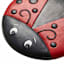 Ladybird Outdoor Stepping Stone, 10"