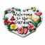 Flower Heart Outdoor Stepping Stone, 10"