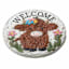 Alpine Cow Outdoor Stepping Stone, 10"